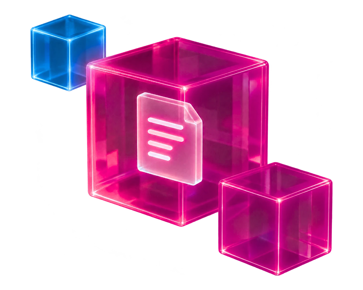 Illustration de cubes Techno-Rédac